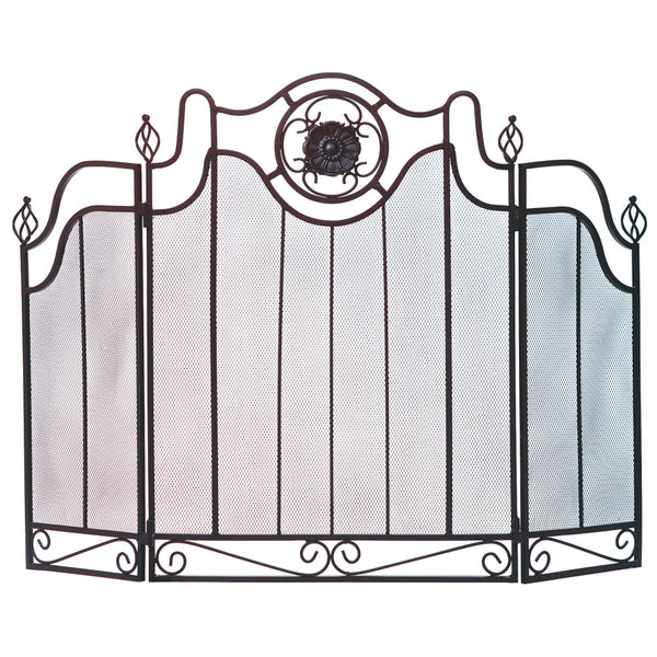 Tuscan-design Fireplace Screen