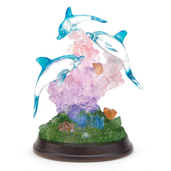 Light-up Dolphin Sculpture