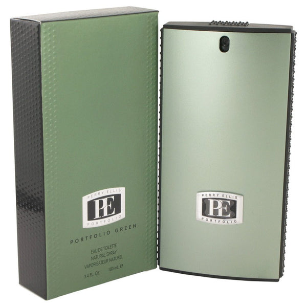 Portfolio Green By Perry Ellis Eau De Toilette Spray 3.4 Oz