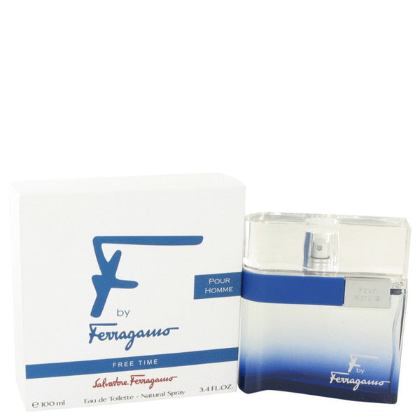 F Free Time By Salvatore Ferragamo Eau De Toilette Spray 3.4 Oz