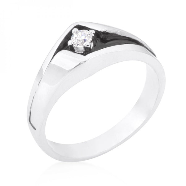 Two-tone Sleek Men's Ring