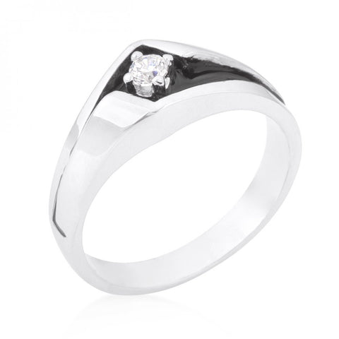 Two-tone Sleek Men's Ring