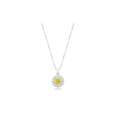 Bella Bridal Pendant In Yellow