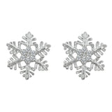 Snowflake Stud Earrings