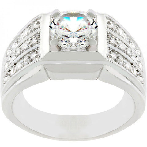 Rock Solid Cubic Zirconia Ring