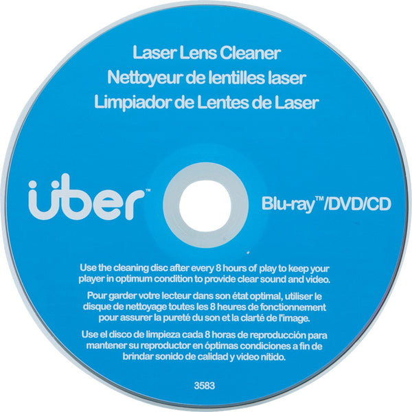 Uber Laser Lens Cleaner For Cd Dvd & Blu-ray