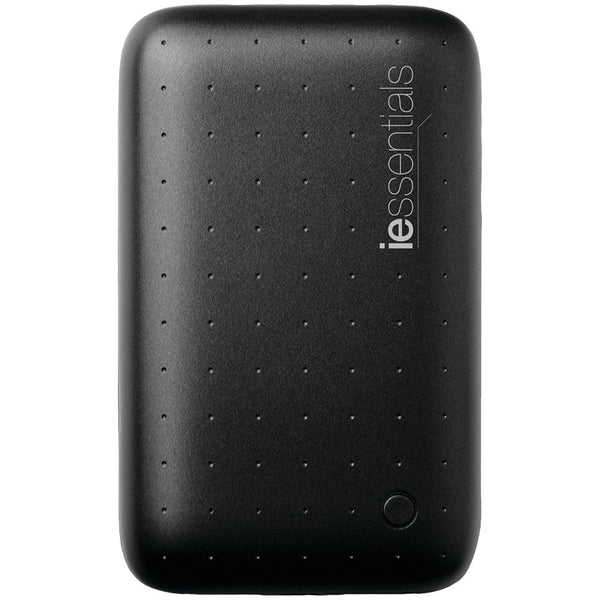 Iessentials 6000mah Power Bank With Ul Battery Pack (black)