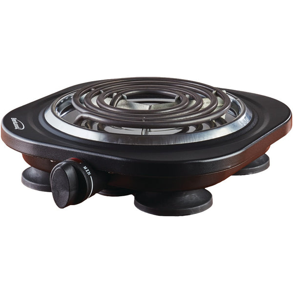 Brentwood Electric 1000-watt Single Burner (black)