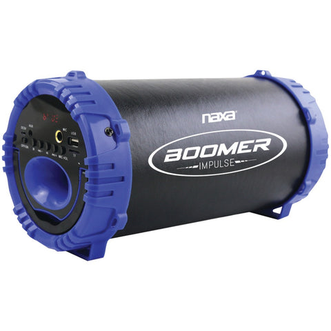 Naxa Boomer Impulse Led Bluetooth Boom Box (blue)