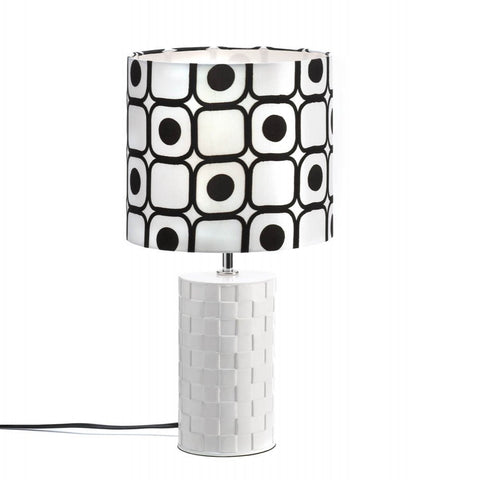 Modern Black And White Table Lamp