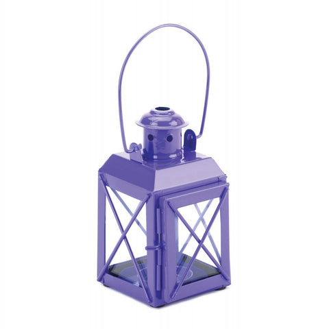 Mini Crisscross Candle Lamp Purple
