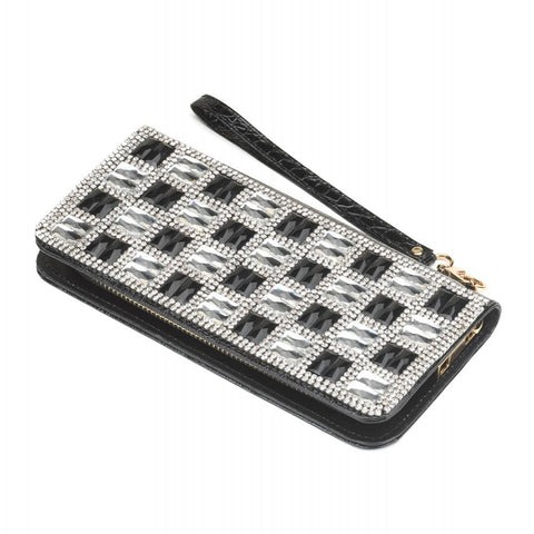 Checker Glass Wallet