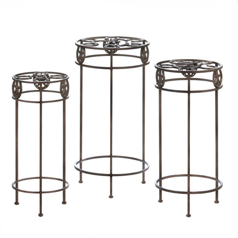 Lonestar Horseshoe Plant Stand Trio