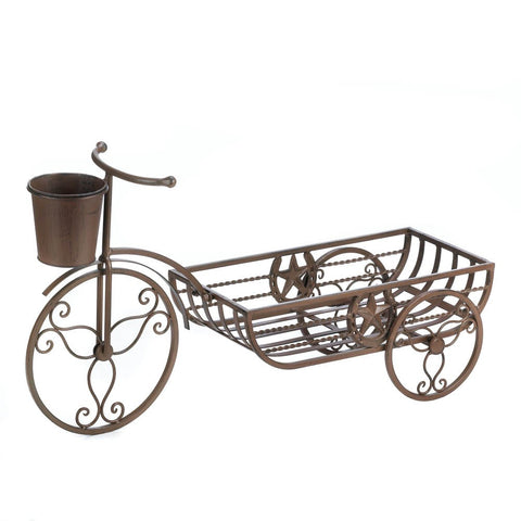 Lonestar Horseshoe Bicycle Planter