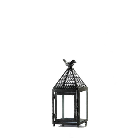 Black Bird Iron Lantern Small