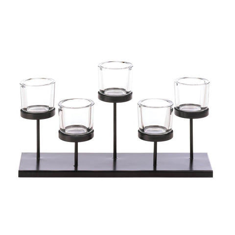5 Cups Staggered Candleholder