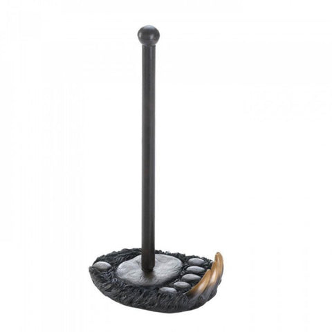 Black Bear Paw Paper Towel Holder