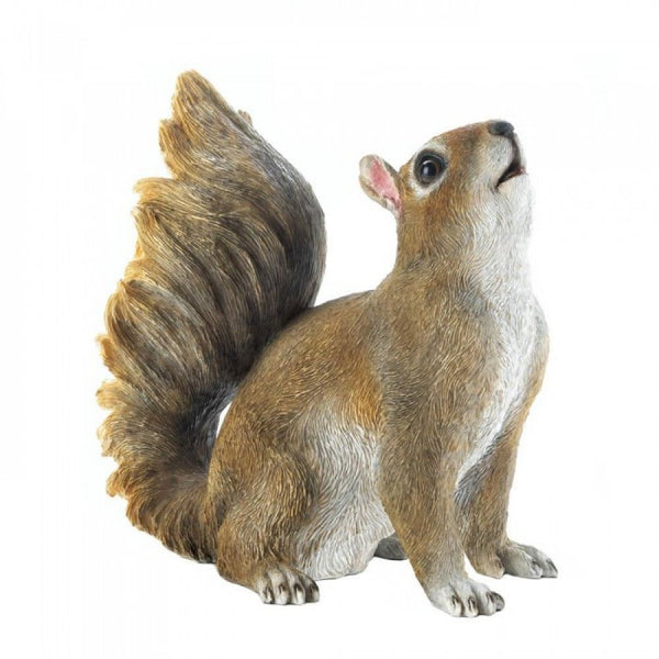 Bushy Tail Squirrel Figurine
