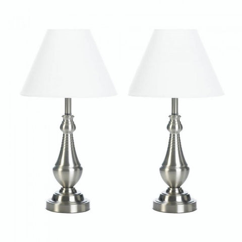 Turned High Polish Lamp Trio
