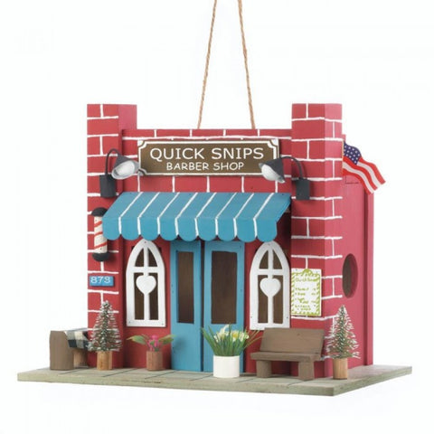 Barber Shop Birdhouse