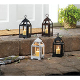 Silver Mini Contemporary Lantern