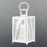 Large White Horizon Lantern