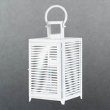 Large White Horizon Lantern