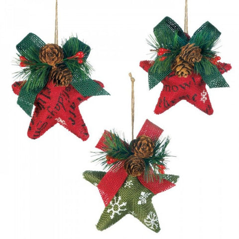 Christmas Stars Ornament Set