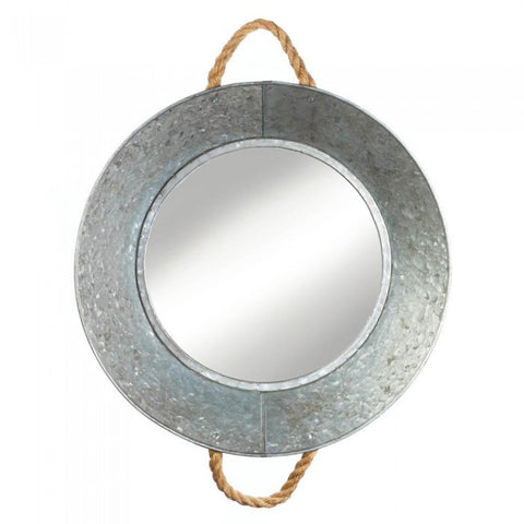 Metal Tin Wall Mirror