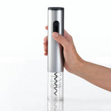Silver Electric Wine Bottle Opener