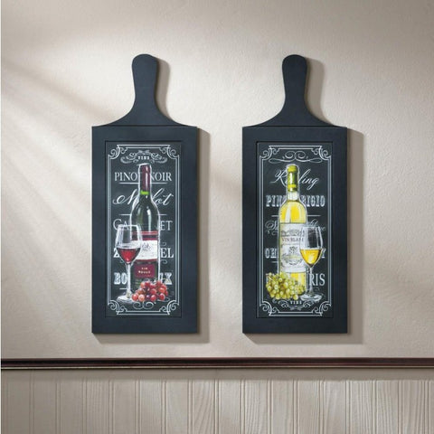 Wine Bottle Wall Art Duo
