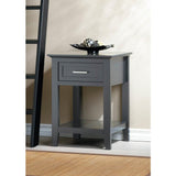 Gray Crosstown Side Table