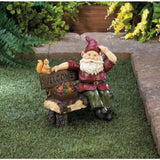 Solar Gnome On Welcome Bench