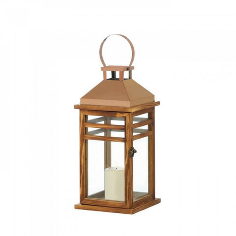 Contemporary Rose Gold Top Lantern