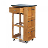 Marble-top Kitchen Cart