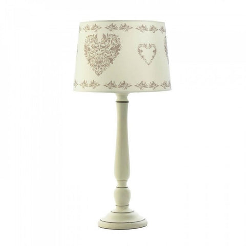 Vintage Hearts Table Lamp