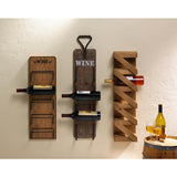Rustic Wine Sign Bottle Holder