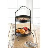 Vineyard 2-tier Standing Tray