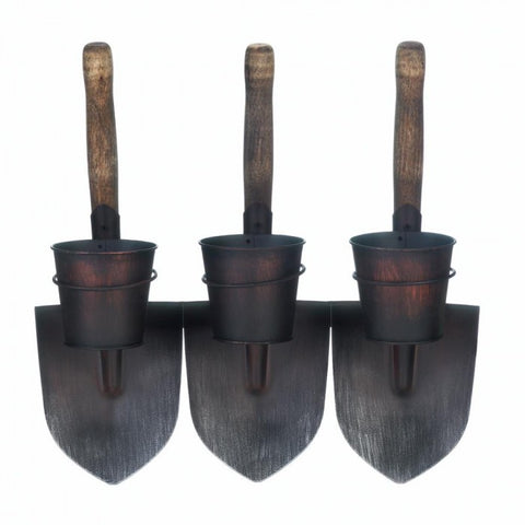 3 Shovels Wall Planters