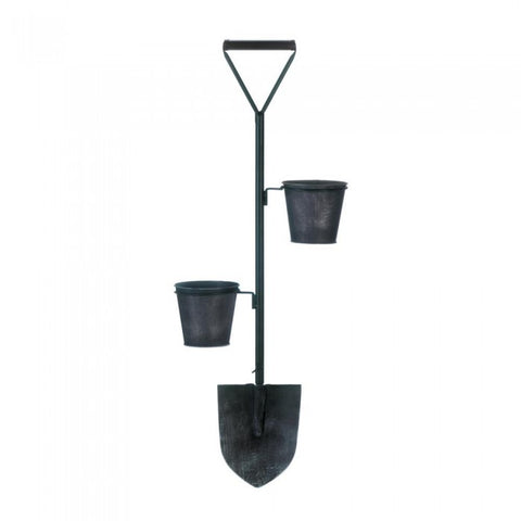 Flower Pot Shovel Wall Decor