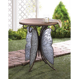 Rustic Butterfly Accent Table