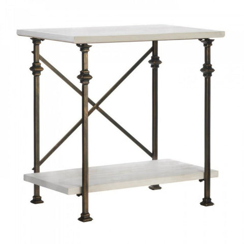 Iron And Wood Console Table