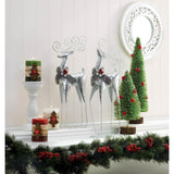 Tall Glitter Tree With Ornaments
