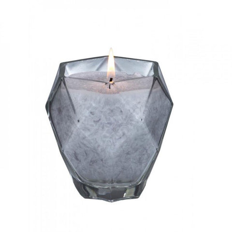 Moonstone Jewel Glass Candle