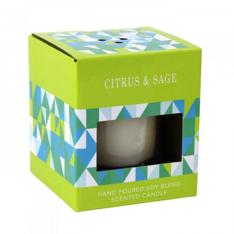Citrus & Sage Scented Candle