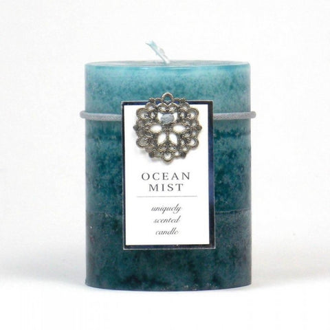 Ocean Mist Pillar Candle 3x4