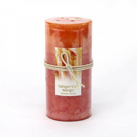 Tangerine Mango Pillar Candle 3x6