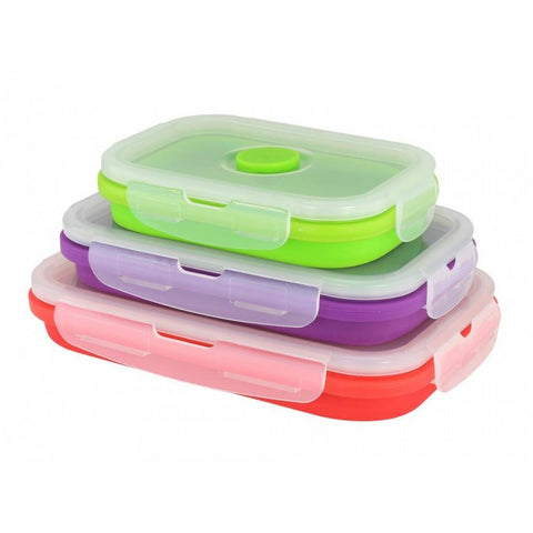 Silicone Stacker Food Container Set Of 3