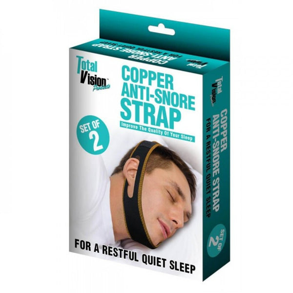 Copper Anti-snore Strap Set Of 2