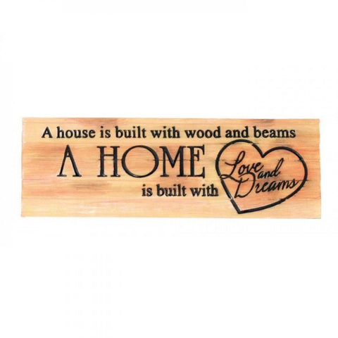 House & Home Decorative Sign